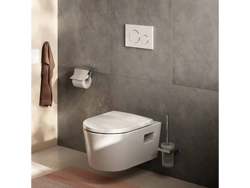 Cuvette WC suspendu sans bride HANSGROHE EluPura Original S avec abattant