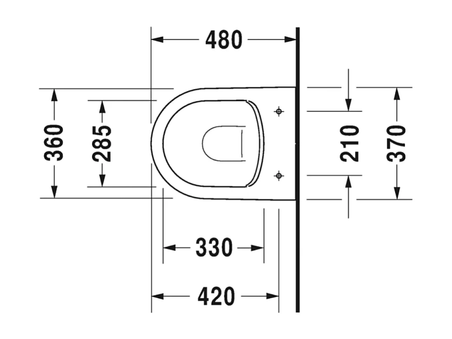 Pack WC suspendu compact sans bride DURAVIT Me by Starck abattant frein de chute + bati support SIAMP + Plaque blanche + tabouret