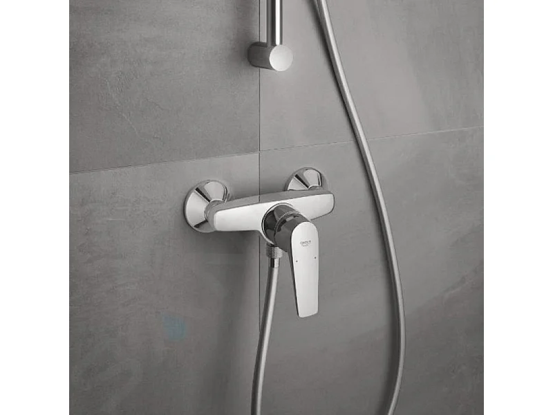 Mitigeur de douche mécanique GROHE Startflow avec limiteur + chiffonnette