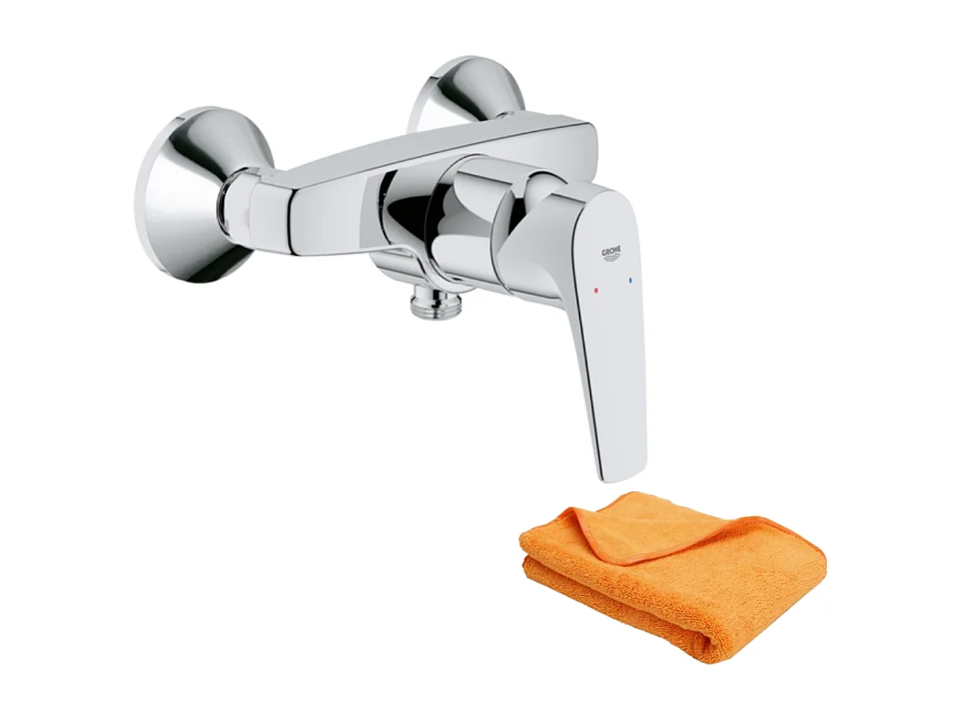 Mitigeur de douche mécanique GROHE Startflow avec limiteur + chiffonnette