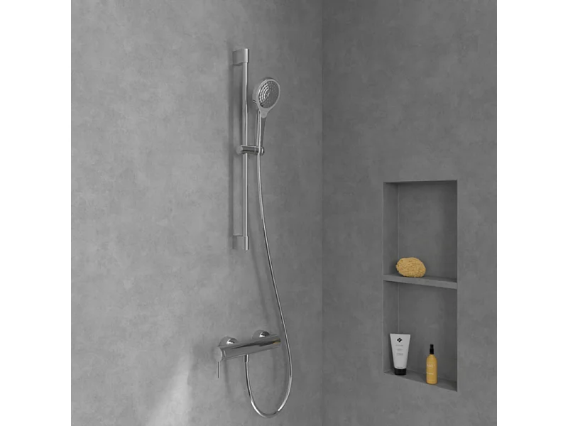 Mitigeur mécanique douche VILLEROY ET BOCH Loop & Friends Chrome