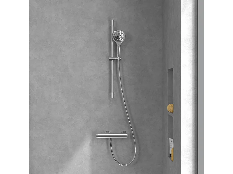 Mitigeur mécanique douche VILLEROY ET BOCH Loop & Friends Chrome