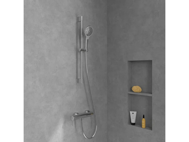 Mitigeur mécanique douche VILLEROY ET BOCH Loop & Friends Chrome