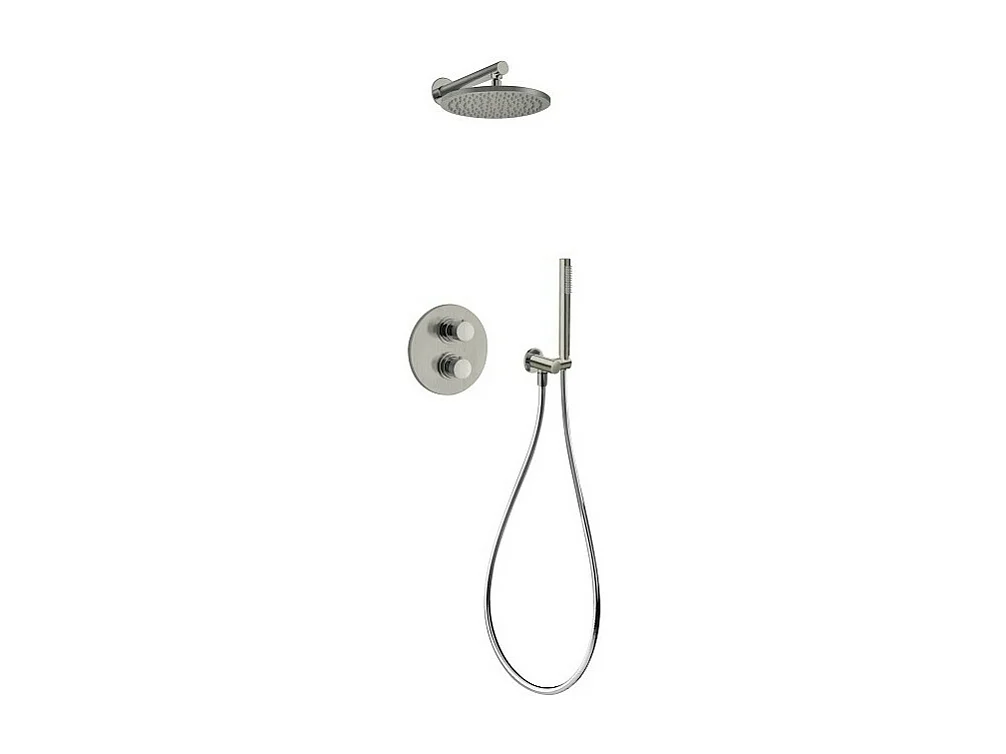 Mitigeur douche encastrable Paini Cox Grey Acier