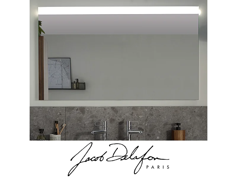 Miroir LED sans contact 100 cm JACOB DELAFON rectangulaire