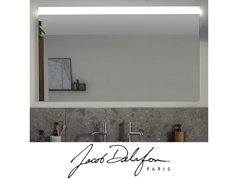 Miroir LED sans contact 60 cm JACOB DELAFON rectangulaire