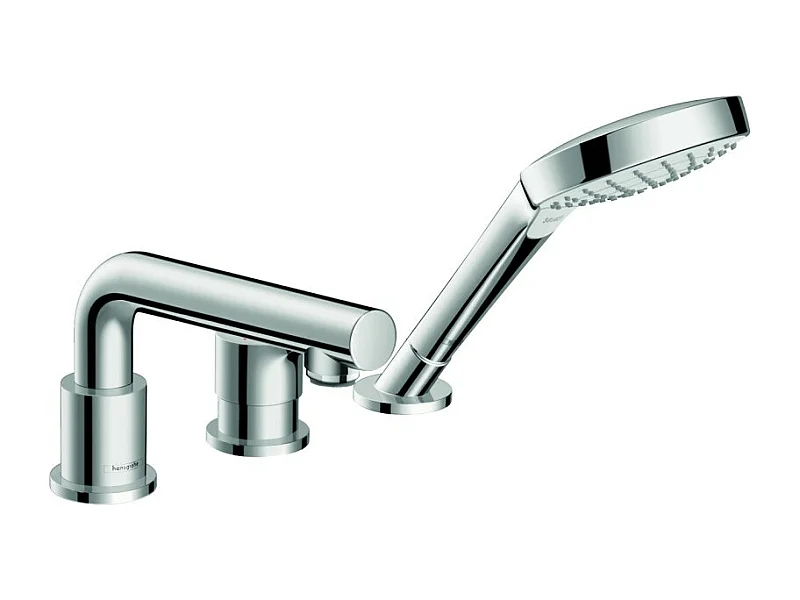 Robinet mitigeur bain douche 3 trous HANSGROHE Talis S chromé