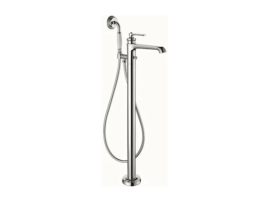 Mitigeur baignoire ilot rétro Paini Lady's chrome