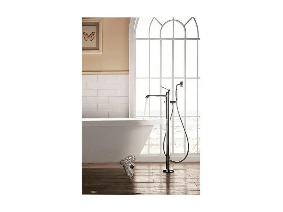 Mitigeur baignoire ilot rétro Paini Lady's chrome