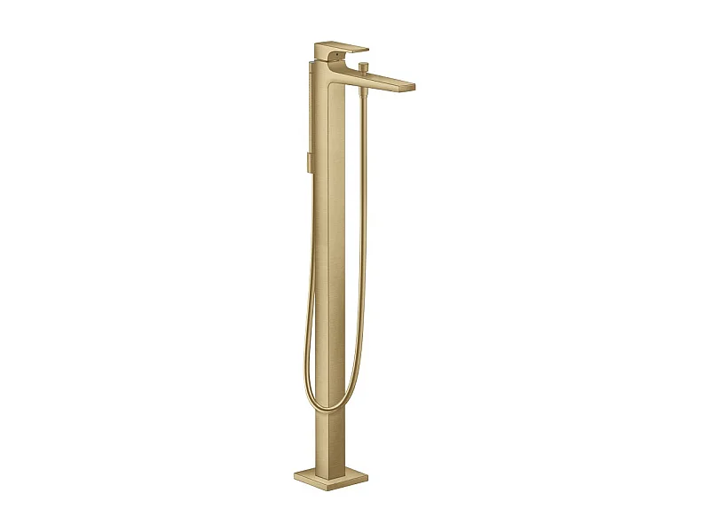 Robinet baignoire îlot HANSGROHE Metropol bronze brossé