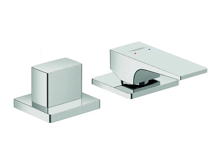 Mitigeur bain douche 2 sorties poignée manette HANSGROHE Metropol chromé