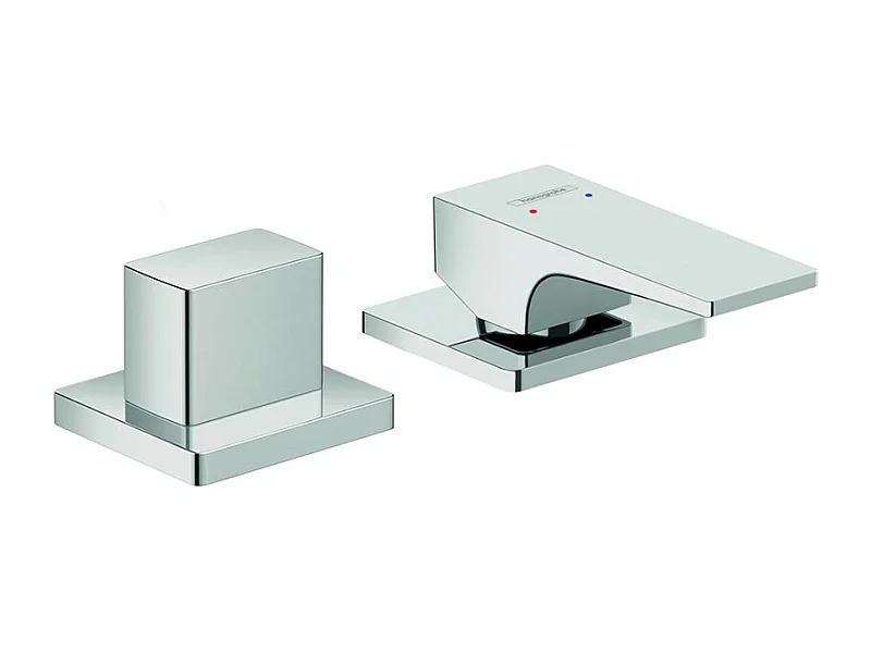 Mitigeur bain douche 2 sorties poignée manette HANSGROHE Metropol chromé