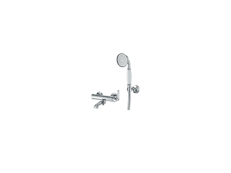 Mitigeur bain douche avec pommeau de douche et support Paini Lady's Chrome