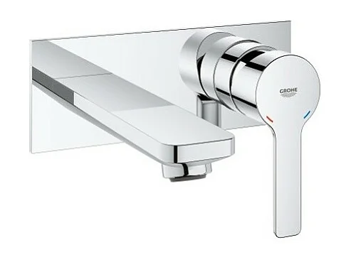 Robinet lavabo mural GROHE Lineare M chromé