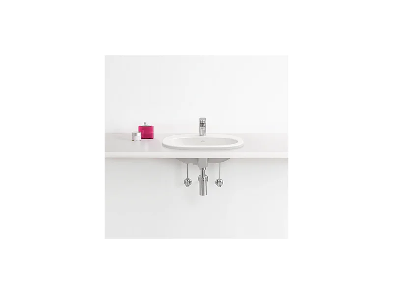 Vasque a encastrer VILLEROY ET BOCH O.Novo Blanc CeramicPlus