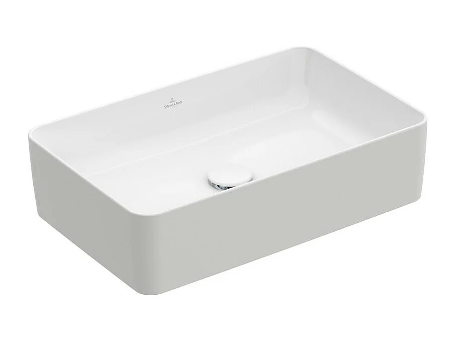 Vasque a poser rectangle VILLEROY ET BOCH Collaro Stone White CeramicPlus