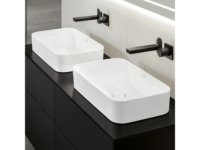 Vasque a poser VILLEROY ET BOCH Finion Stone White CeramicPlus