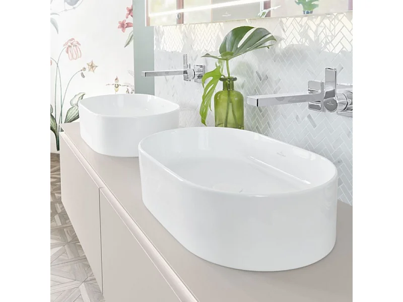 Vasque a poser ovale VILLEROY ET BOCH Collaro Blanc