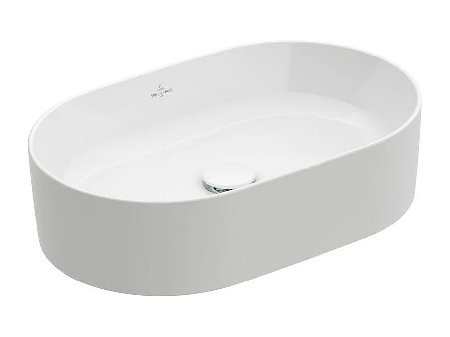 Vasque a poser ovale VILLEROY ET BOCH Collaro Blanc CeramicPlus