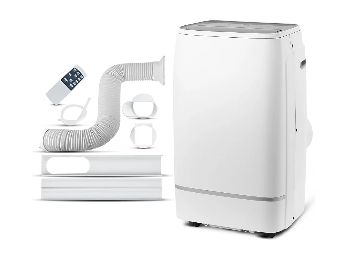Climatiseur mobile réversible chaud/froid 12000BTU - 3.5KW avec télécommande et fonction Wifi