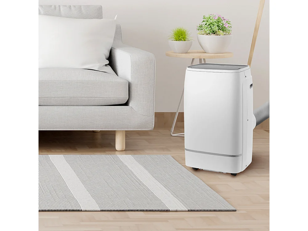 Climatiseur mobile réversible chaud/froid 12000BTU - 3.5KW avec télécommande et fonction Wifi