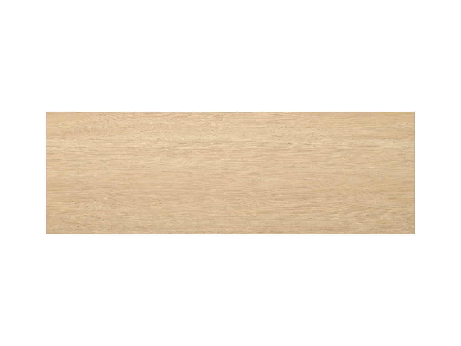Buffet 34x120x94cm - avec 3 tiroirs - avec 3 portes galbées - avec verre trempé - blanc