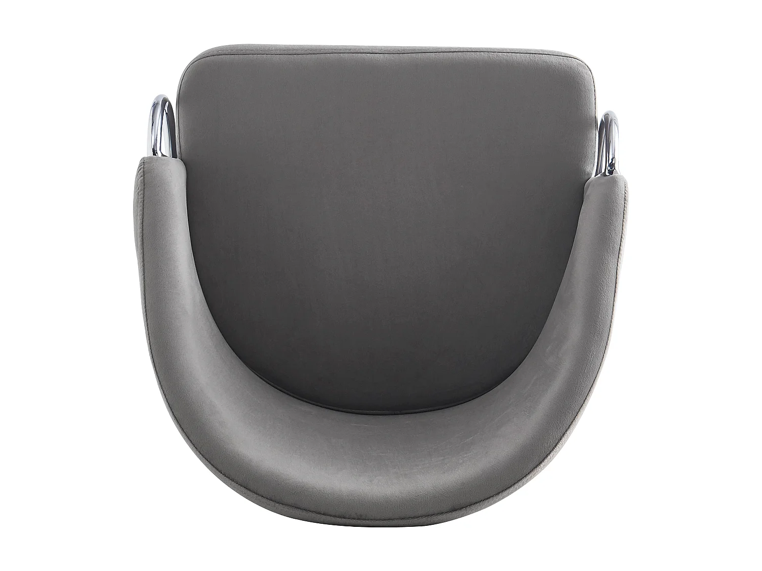 Lot de 2 chaises - Velours de haute qualité - Pieds réglables - Gris