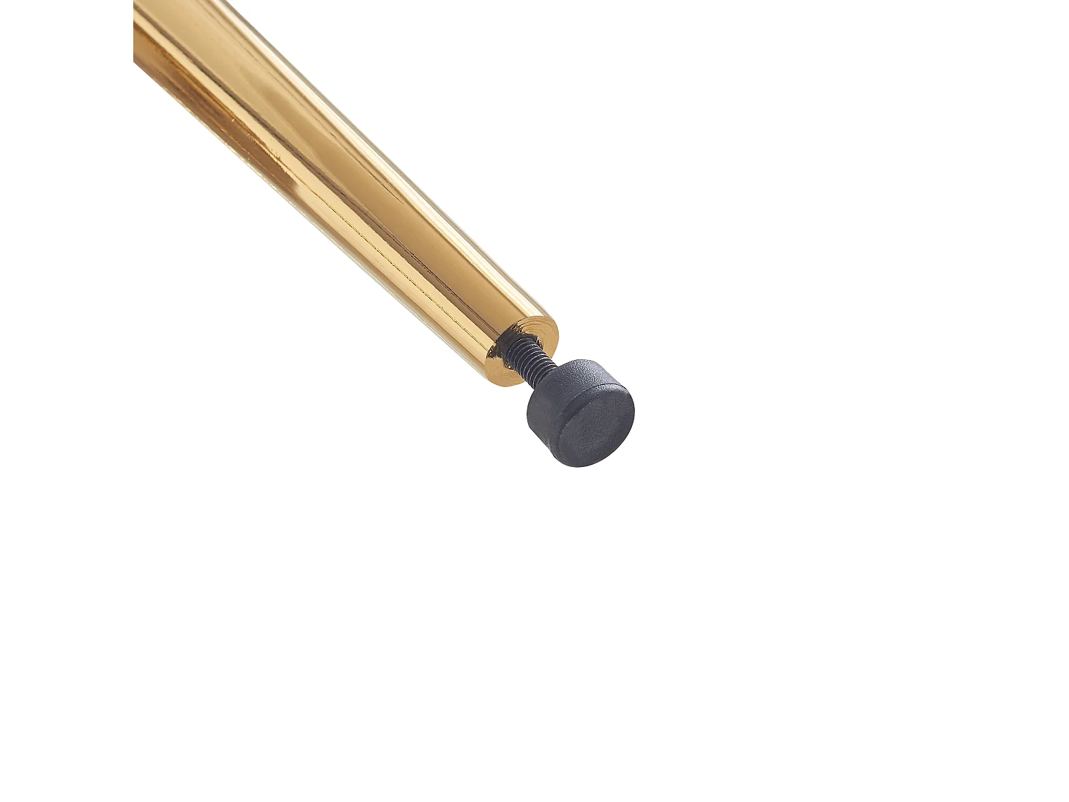 Lot de 6 chaises - Velours de haute qualité - Pieds réglables - Beige