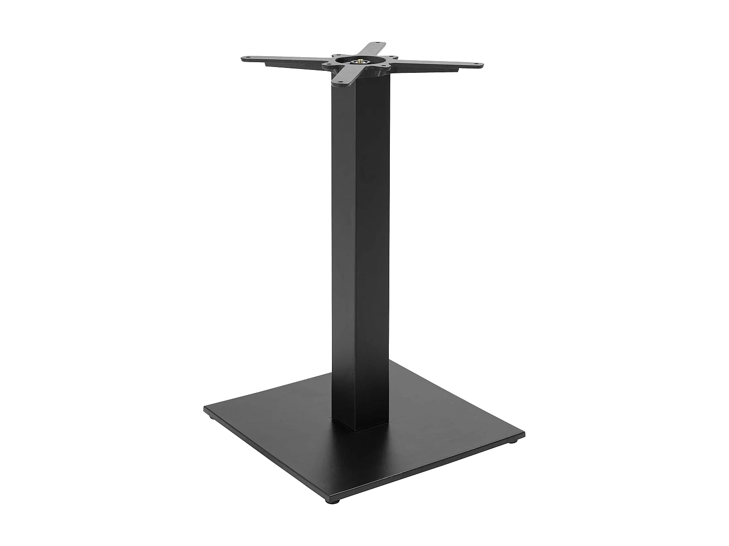 Table à manger 70 x 70 cm avec bords droits en chêne