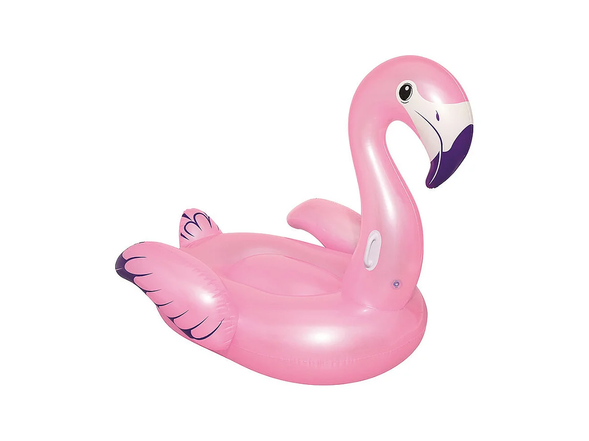 Flamand rose à chevaucher - 173 x 170 cm
