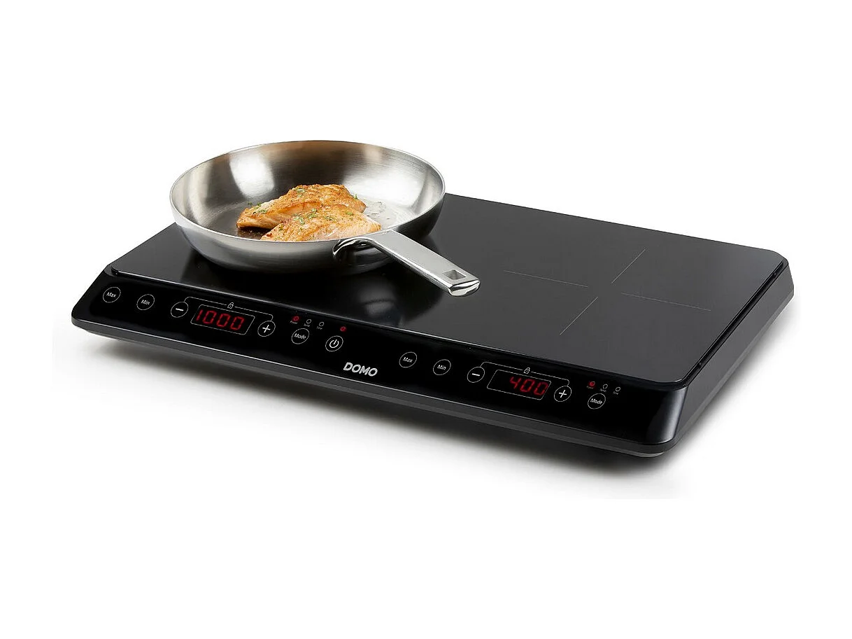 Plaque a induction - DOMO - 2 feux - 56 x 34 x 7 cm - DO338IP