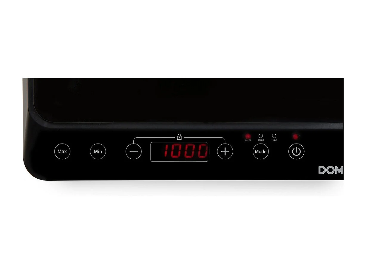 Plaque a induction - DOMO - 2 feux - 56 x 34 x 7 cm - DO338IP