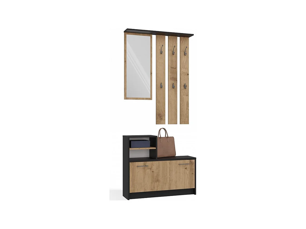 Armoire VERA ANTRACYT ARTISAN