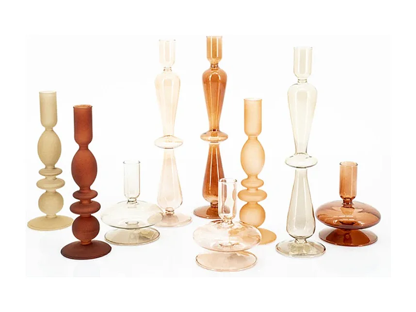 Chandelier Aurora - Orange - 7.5×31/7.5×23/8.5×12 cm - Set de 3