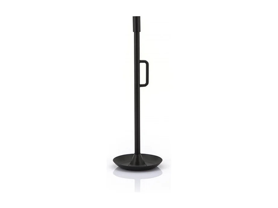 Bougeoir Wick - Métal Noir 60 cm - Design Élégant