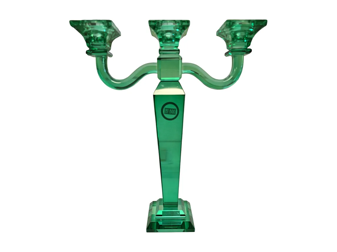 Dekoratives Set Green Your Room - Lampe und Kerzenständer - inklusive Kissen