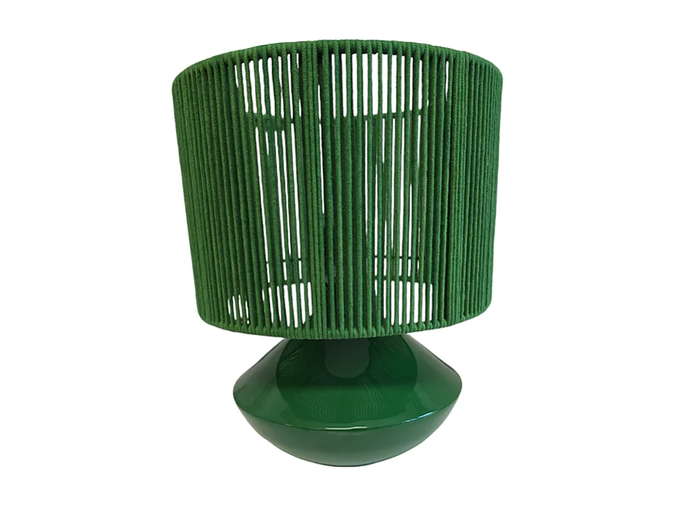 Dekoratives Set Green Your Room - Lampe und Kerzenständer - inklusive Kissen