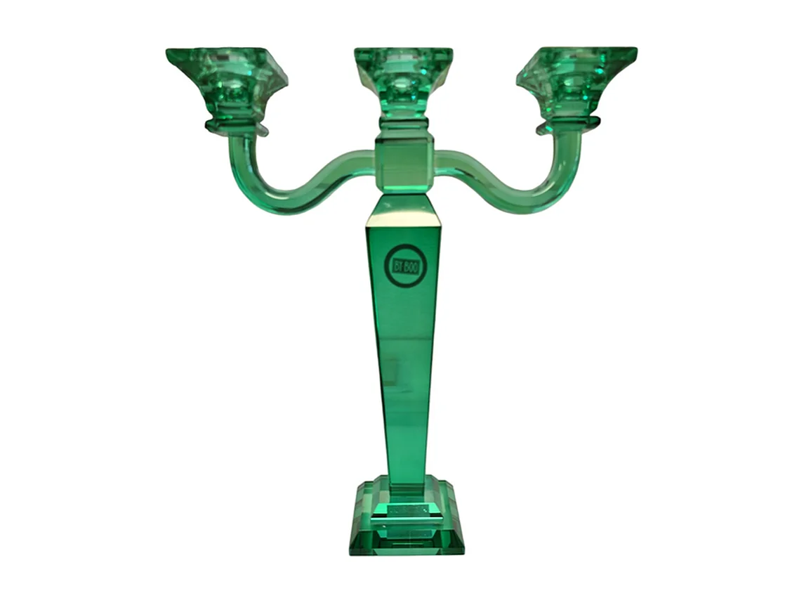 Ensemble décoratif  - Lampe et chandelier - 6 pièces