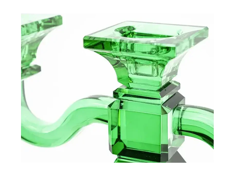 Ensemble décoratif  - Lampe et chandelier - 6 pièces