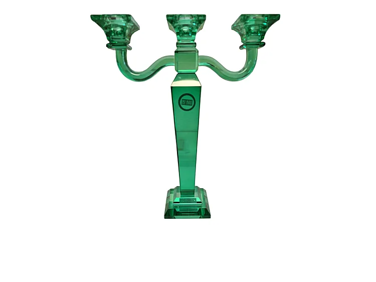 Ensemble décoratif  - Lampe et chandelier - 6 pièces