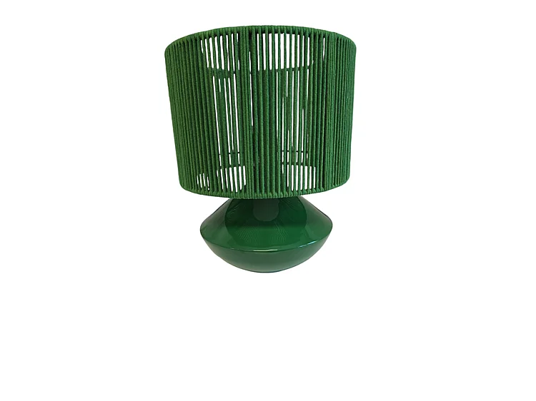 Ensemble décoratif  - Lampe et chandelier - 6 pièces
