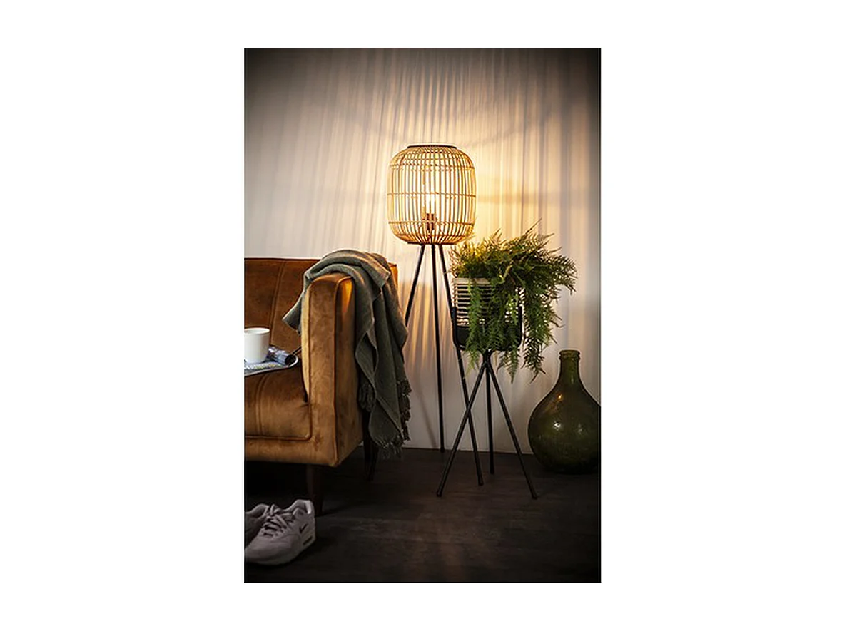 Bougeoir Furnilux - Noir Beige - Petit