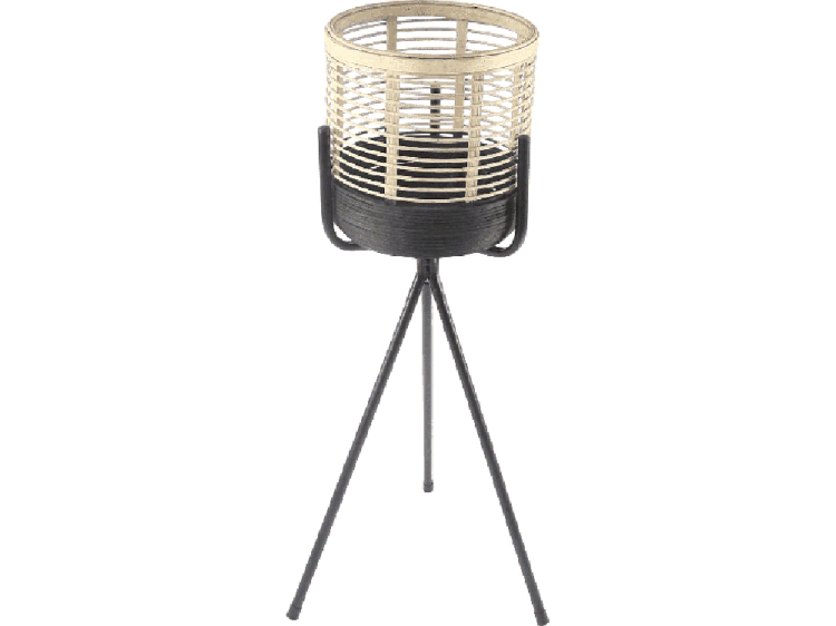 Kaarsenhouder Furnilux - Zwart Beige - Small Design