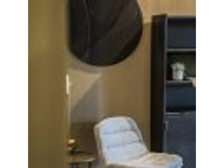 Table ronde Furnilux Tazi - Noir - 90 x 90 cm