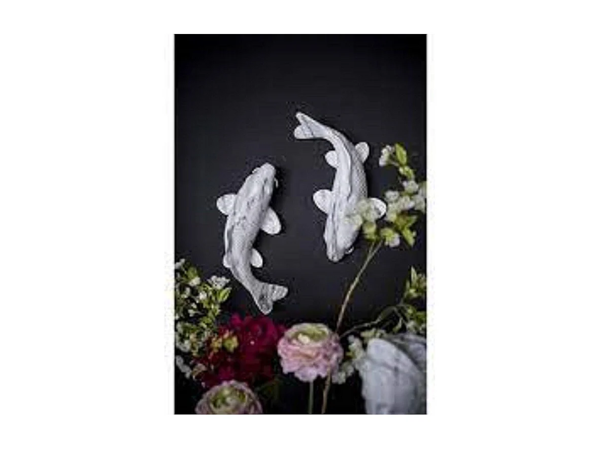 Décoration murale Furnilux - Blanc 31x14x9 cm - Triton