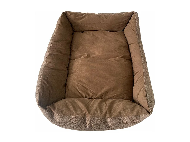 Hundekorb ComfortPet - Grau Soft Plüsch - Groß