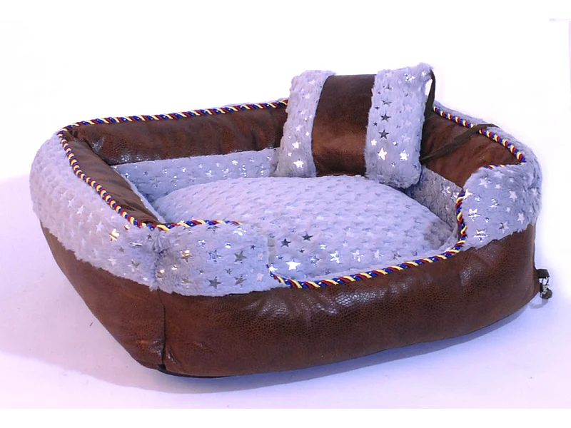 Hundekorb ComfortPet - Grau Soft Plüsch - Groß