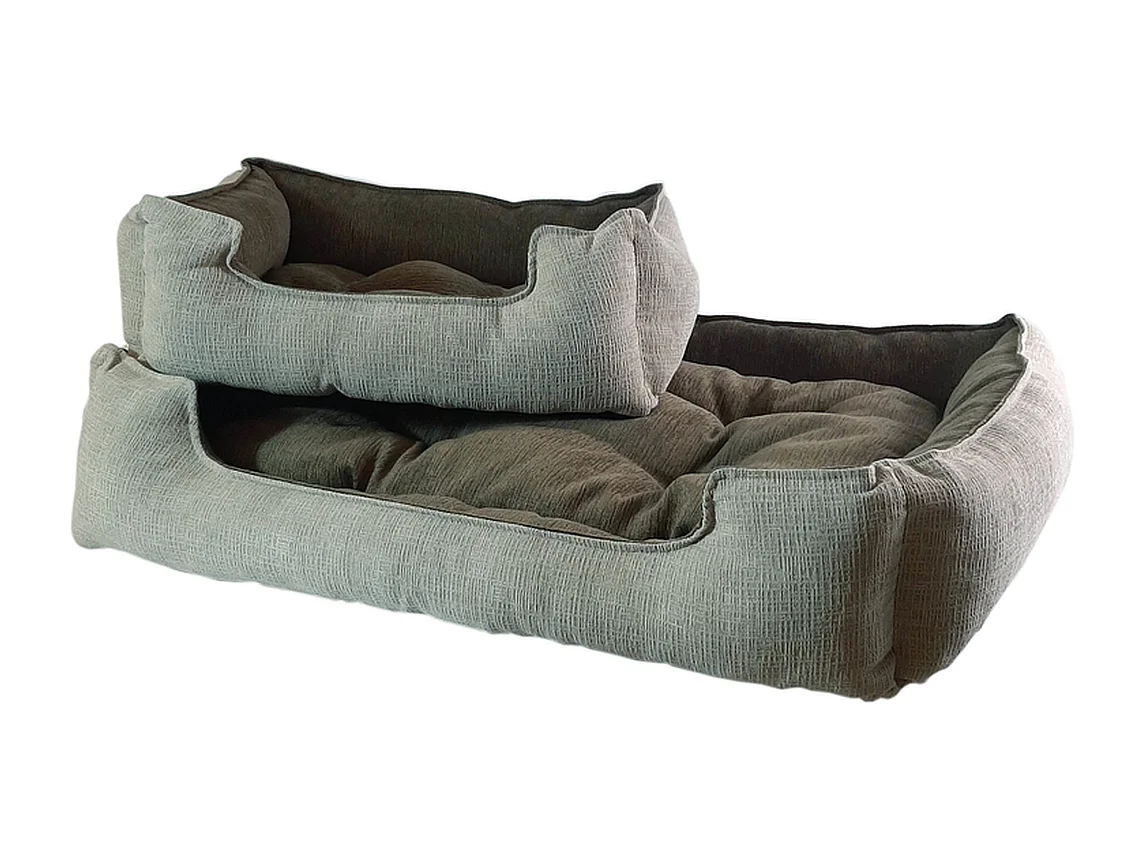 Lit pour chien Furnilux - Marron Crème - Medium Confortable