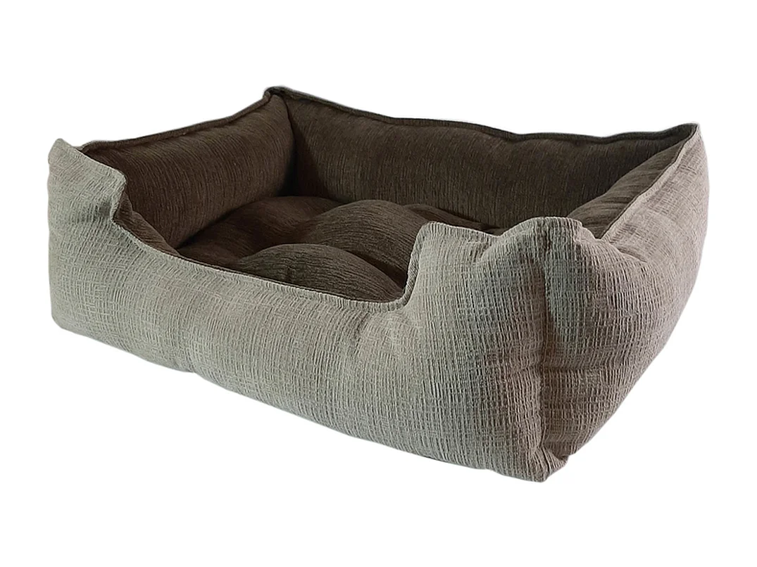 Lit pour chien Furnilux - Marron Crème - Medium Confortable