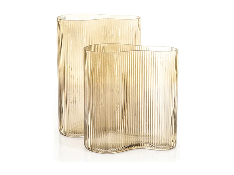 Vase Riba - Marron - 18.5x12.3x20 cm